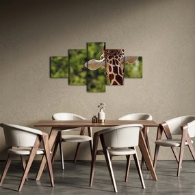 Obraz żyrafy od tyłu (125x70 cm)