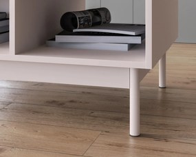 Stolik kawowy DUMI 90x60 kaszmirowy/dąb cremona ML MEBLE