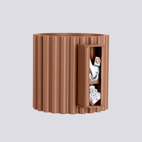 Kinkiet AURA mocca G9 ryflowany SOLLUX  LIGHTING