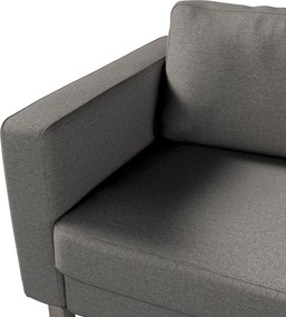 Pokrowiec na sofę Karlstad rozkładaną kolor szary tkanina strukturalna