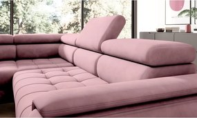 Narożnik CHIVAS L Prawostronny z Elektryczną regulacją siedziska wolnostojący tkanina Element 24 WERSAL