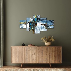 Abstrakcyjny obraz (125x70 cm)