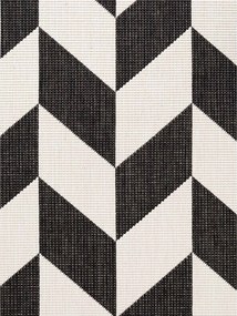 Czarny/kremowy dywan odpowiedni na zewnątrz 160x230 cm Haringey Terrick – Ted Baker