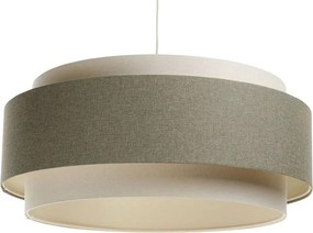 Lampa wisząca ERUTAN DUDU kremowa/zielona