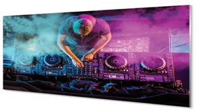 Obraz akrylowy Konsol DJ kolorowe światła