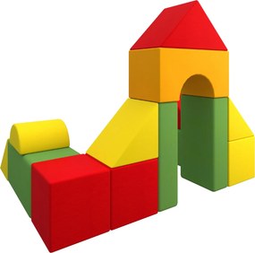 Bezpieczny zestaw piankowy dla dzieci Happy Castle Mid Baby