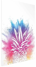 Plakat Kolorowy ananas 21x30 cm bez ramy bez marginesu ARTGEIST B
