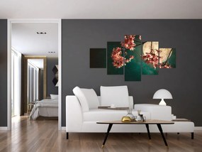 Obraz - Kwiat wiśni podczas pełni (125x70 cm)