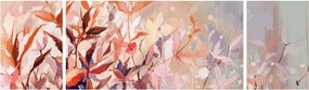 Obraz - Malowanie pastelami jesieni (170x50 cm)