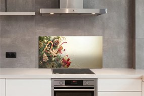 Panel szklany do Kuchni Zimowa Kompozycja z Piernikami