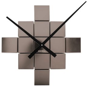 Karlsson KA5974GY designerski zegar ściennysamoprzylepny szary, średnica  80 cm