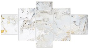 Obraz - Papier olejny z marmurowym wzorem (125x70 cm)