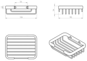 GEDY 2411 Smart mydelniczka, chrom