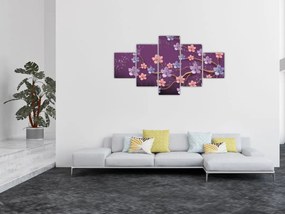 Obraz - Wiosenny zmierzch (125x70 cm)
