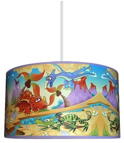 Dziecięca lampa wisząca JURASSIC 1xE27/60W/230V