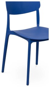 Niebieskie plastikowe krzesło ogrodowe Hébé – Bonami Essentials