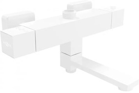 Mexen Cube termostatyczna bateria wannowo-prysznicowa, biała - 77910-20