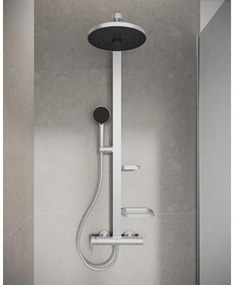 Metalowy zestaw prysznicowy w kolorze matowego srebra 111 cm ALU+ – Ideal Standard