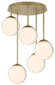 LAMPA SUFITOWA WISZĄCA APP1818-5CPR GOLD