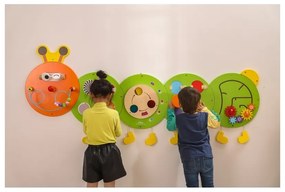 Viga drewniana tablica gąsienica certyfikat fsc montessori