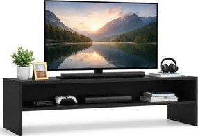 Czarna klasyczna szafka RTV A9-E27