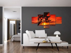 Obraz - Zachód słońca (125x70 cm)