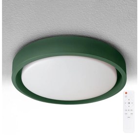 Brilagi - ściemnialna oprawa LED MATTEO LED/48W/230V 3000-6500K śr. 41 cm zielona + z pilotem
