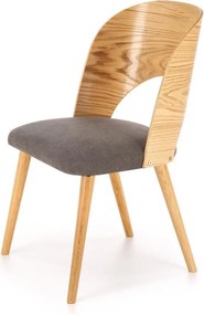 Krzesło z oparciem z giętej sklejki Cadiz Halmar