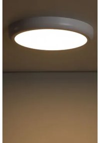 Plafon Led Z Aluminium Tarik Ø30 Cm Biała Ciepła - Sklum