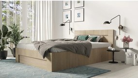 Łóżko 180cm x 200cm Otwierane z boku | SONOMA | Pojemnik + Stelaż