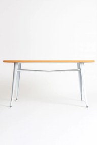 Prostoktny stó z naturalnego drewna Torix 120 x 60 cm