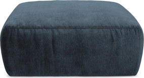 Ciemnoniebieski podnóżek z tkaniny szenilowej Kuki – Makamii