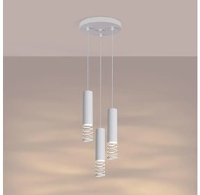 Sollux SL.1689 - Żyrandol na lince LAMI 3xGU10/10W/230V biały