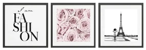Obrazy zestaw 3 szt. 30x40 cm Parisienne – Styler
