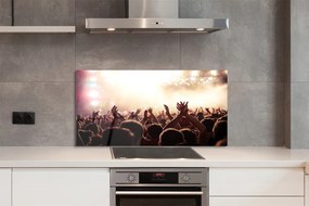 Szklany Panel Tłum na Koncercie