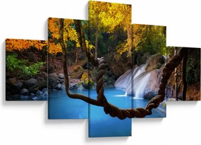 Obraz - Wodospady w Azji (125x70 cm)