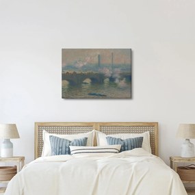 Obraz - Claude Monet, Waterloo Bridge, Gray Day, reprodukcje (70x50 cm)