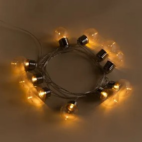 Girlanda Led Z Ładowarką Solarną 2 M Nannas Ciepła Biel - Sklum