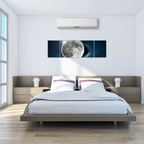 Obraz - Ziemia w zaćmieniu Księżyca (170x50 cm)