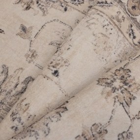 Dywan vintage INKA Arabeska z Efektem Postarzenia Beżowy 140 cm x 200 cm