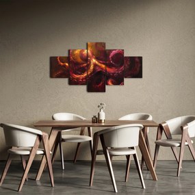 Obraz - Ośmiornica, obraz olejny (125x70 cm)