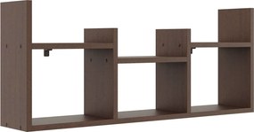 Minimalistyczna półka wisząca na książki wenge G6-T96