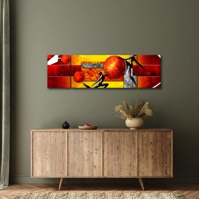 Obraz - Malarstwo ludzkości (170x50 cm)