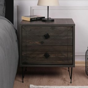 Stolik nocny Luna Dark Brown