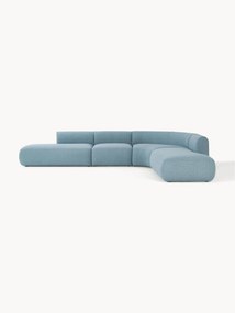 Narożna sofa modułowa Bouclé Sofia (4-osobowa)