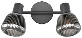 Czarna lampa punktowa ø 10 cm Tarifa – Trio