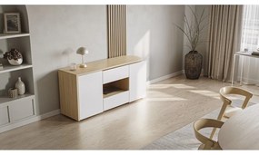 Biurko z blatem w dekorze dębu 48x159 cm Tango – TemaHome