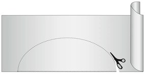 Biała podkładka antypoślizgowa do szuflady Wenko Anti Slip, 150x50 cm