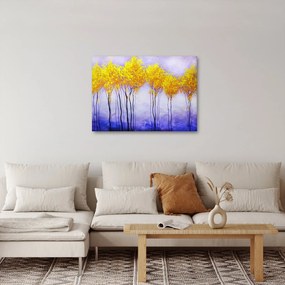 Obraz żółtych drzew (70x50 cm)