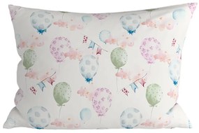 Zestaw 2 szt. dekoracyjnych poszewek na poduszkę BALUNEA 40x60 cm, biała